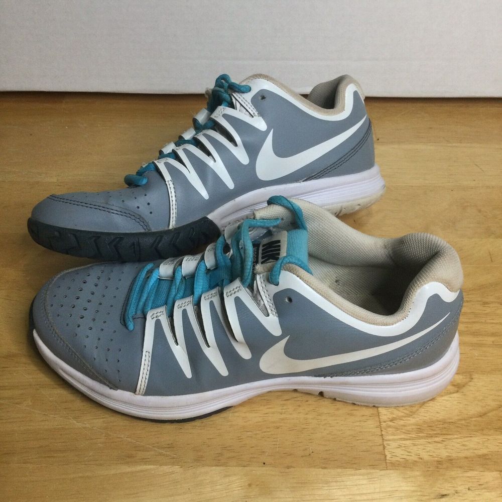 Nike Shoes Women 7.5 Athletic Court Vapor‎ Tennis Sneaker Trainer Leather